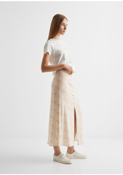 Düğmeli Midi Etek fiyatları