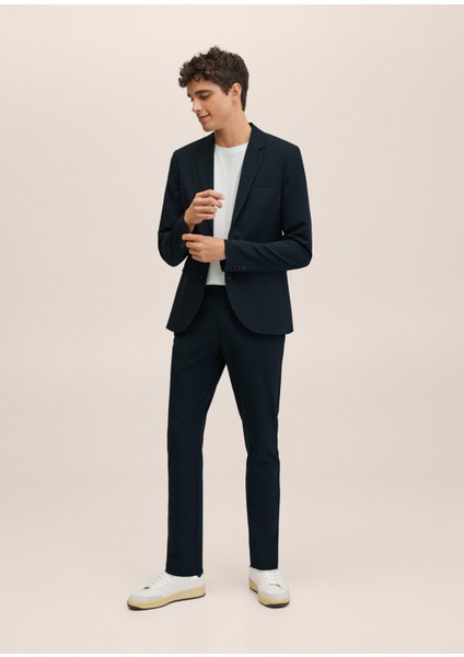 Slim Fit Takım Elbise Ceketi