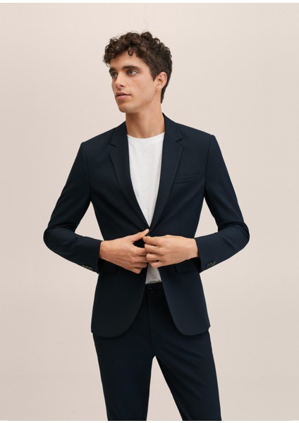 Slim Fit Takım Elbise Ceketi