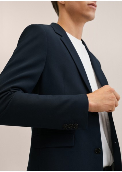 Slim Fit Takım Elbise Ceketi