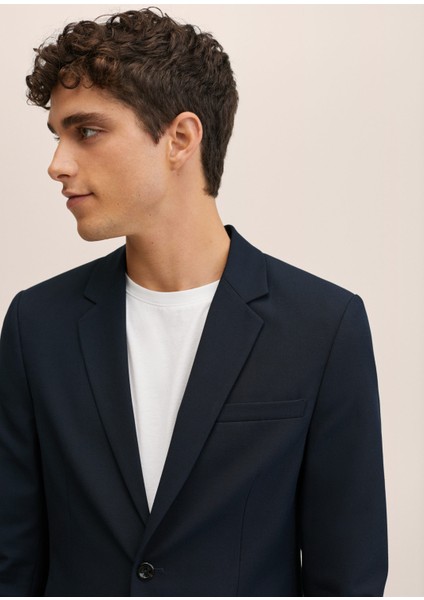 Slim Fit Takım Elbise Ceketi