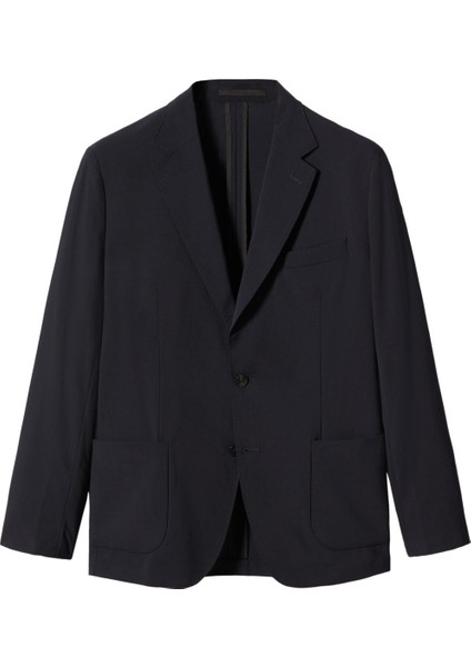 Nefes Alabilen Slim Fit Takım Elbise Ceketi