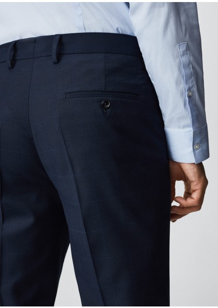 Man Süper Slim Fit Takım Elbise Pantolonu fırsatları