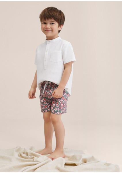 Mango Kids Çiçek Desenli Mayo