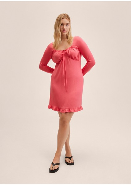 Bağcıklı Bel Elbise fırsatları