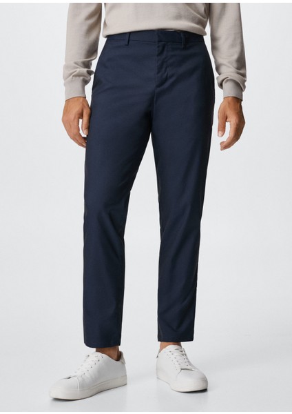 Man Pamuklu Chino Pantolon