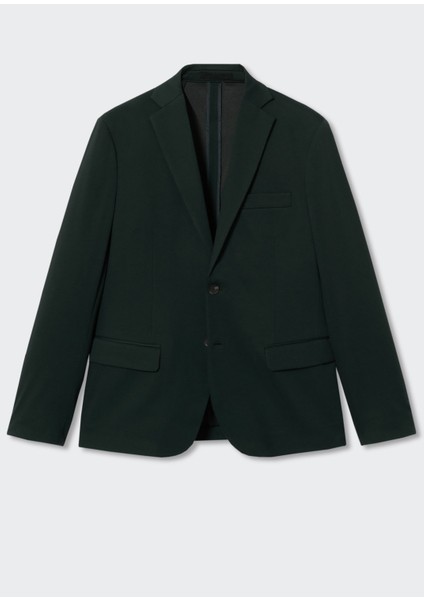 Yapılandırılmış Pamuklu Blazer