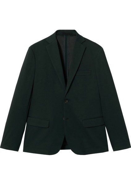 Yapılandırılmış Pamuklu Blazer