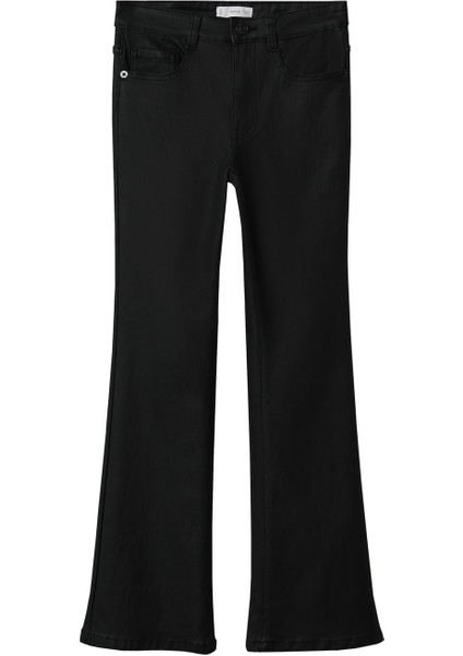 Kaplamalı Dar Paça Pantolon
