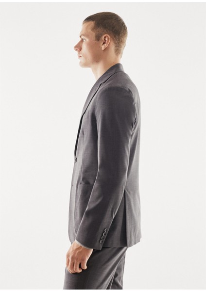 Man Nefes Alabilen Slim Fit Takım Elbise Ceketi modelleri