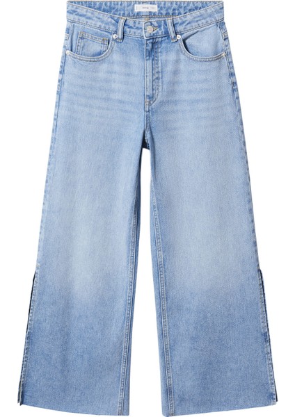 Delikli culotte jean pantolon indirimleri