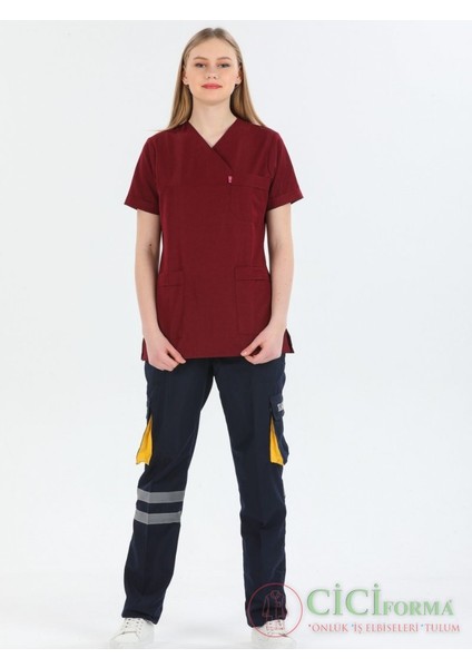 Zarf Yaka Bordo Üst indirimleri