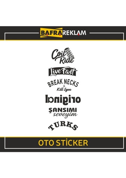 Oto Arka Cam Araba Sticker Yapıştırma