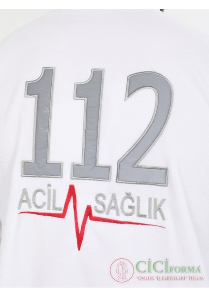 112 Acil Polar Yarım Fermuarlı Beyaz modelleri