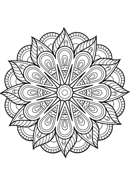 100 Karışık Mandala Kitap Seti - 3 Kitap indirimleri