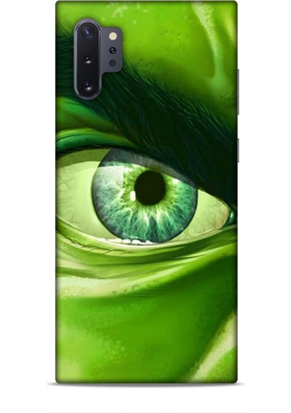 Samsung Galaxy Note 10 Plus Kılıf Caliburn 29 Hulk Göz Makro Leke Tutmaz Kapak