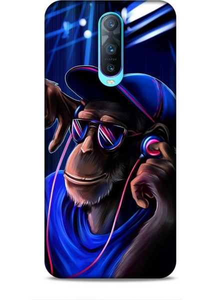 Oppo RX17 Pro Kılıf Caliburn 20 Maymun Mavi Renkli Kılıf