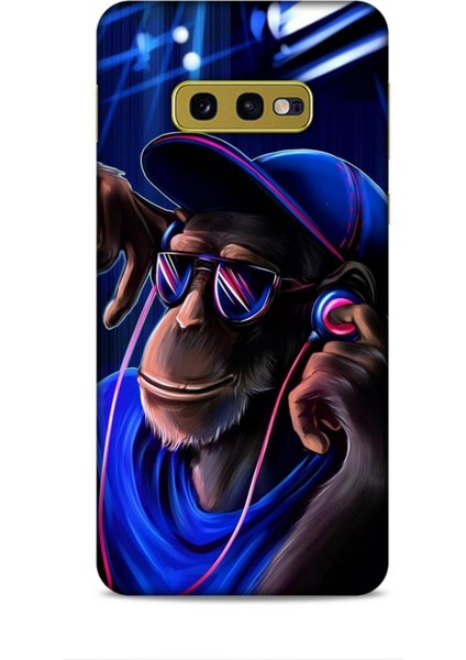 Samsung Galaxy S10E Kılıf Caliburn 20 Maymun Mavi Renkli Kılıf