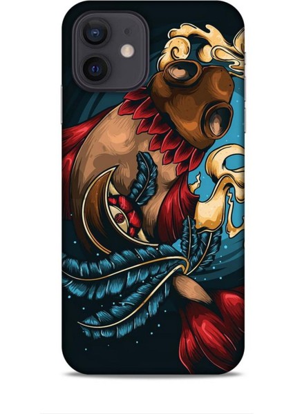 Apple iPhone 12 Kılıf Caliburn 18 Balık Parlak Kılıf
