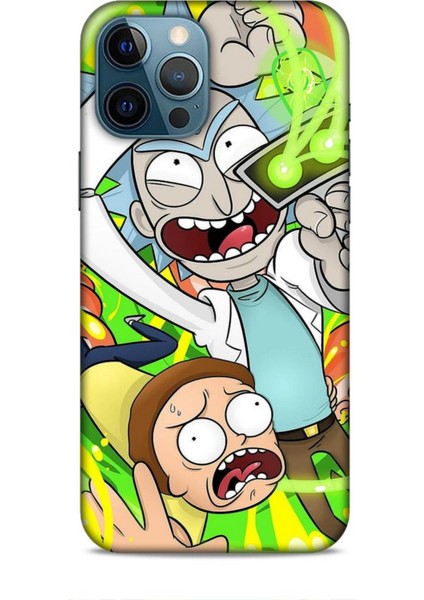 Apple iPhone 12 Pro Max Kılıf Caliburn 7 Rick And Morty Desenli Kılıf
