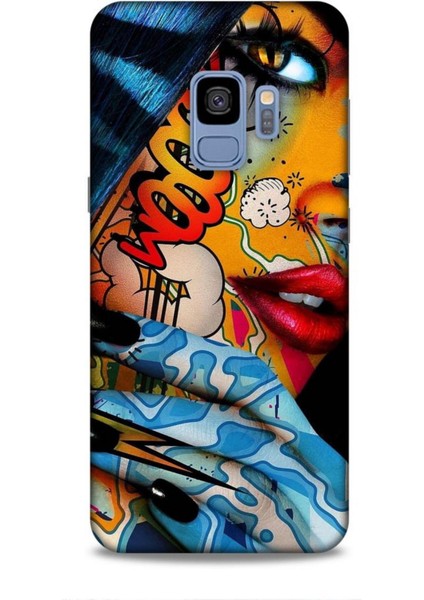 Samsung Galaxy S9 Kılıf Caliburn 17 Dövme Yumuşak Kılıf