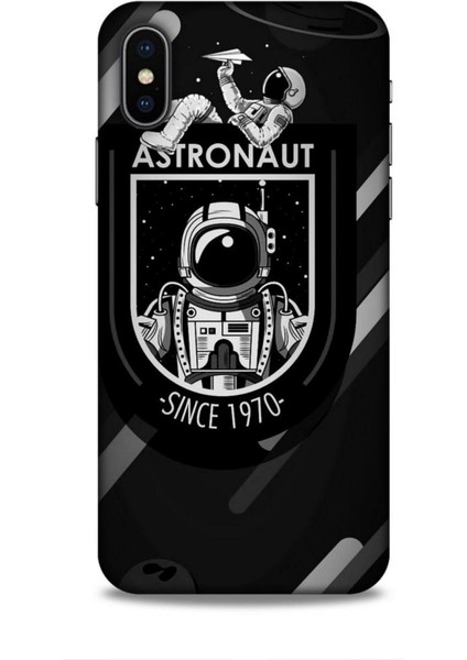Apple iPhone x Kılıf Caliburn 2 Astronaut 1970 Kapak