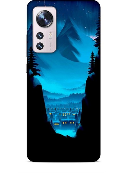 Xiaomi 12 Kılıf Caliburn 14 Norveç Manzara Cover Kılıf