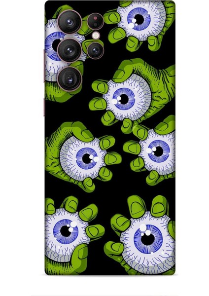 Samsung Galaxy S22 Ultra Kılıf Caliburn 23 Gözler Telefon Kabı