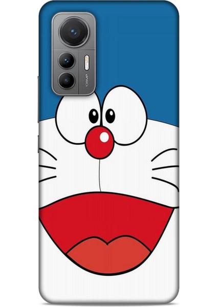 Xiaomi 12 Lite Kılıf Caliburn 22 Mavi Beyaz Kap