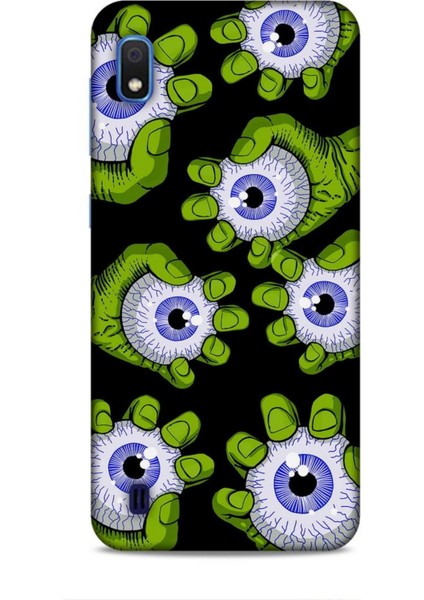 Samsung Galaxy A10 Kılıf Caliburn 23 Gözler Telefon Kabı