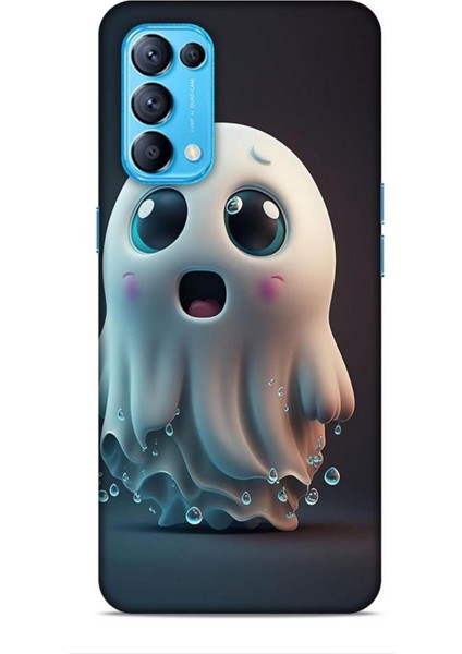 Oppo Reno 5 Kılıf Caliburn 28 Sevimli Hayalet Iz Bırakmayan Kılıf