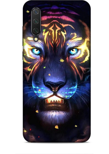 Xiaomi Mi 9 Lite Kılıf Caliburn 12 Aslan Colorful Tasarım Kılıf