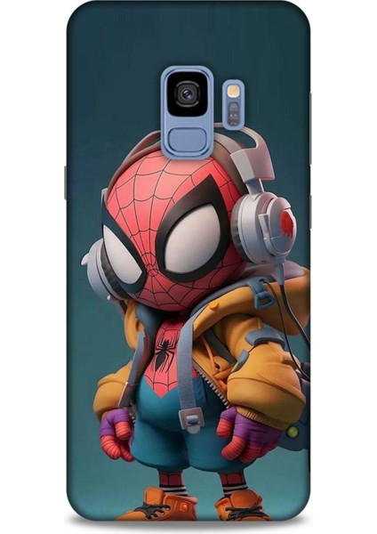 Samsung Galaxy S9 Kılıf Caliburn 25 Spiderman Bebek Soyulmayan Kılıf