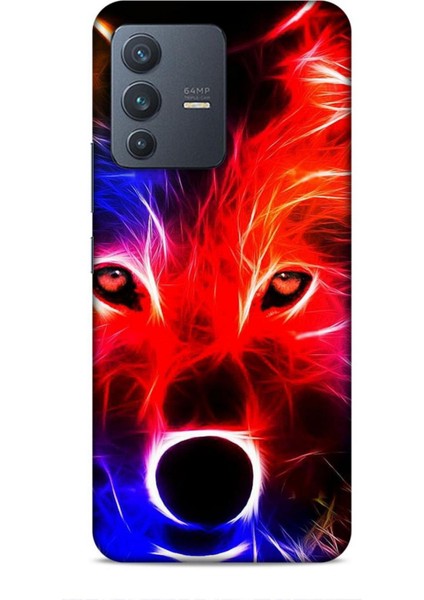 Vivo V23 5g Kılıf Caliburn 16 Kurt Colorful Hediyelik Kılıf