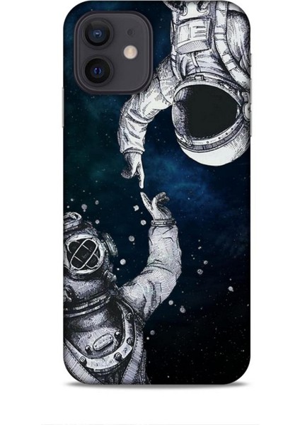 Apple iPhone 12 Kılıf Caliburn 5 Kozmonot Koruma Kılıfı
