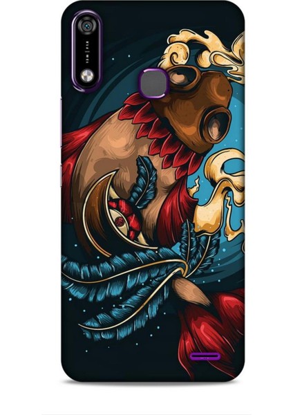 Infinix Note 7 Kılıf Caliburn 18 Balık Parlak Kılıf