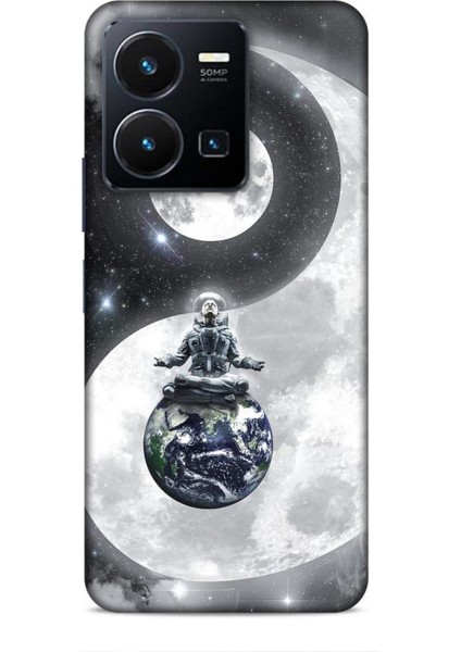 Vivo Y35 Kılıf Caliburn 3 Ayda Reiki Arka Kapak