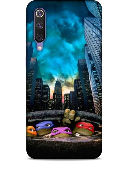 Xiaomi Mi 9 Se Kılıf Caliburn 11 Ninja Kablumbağalar 4K Baskılı Kılıf