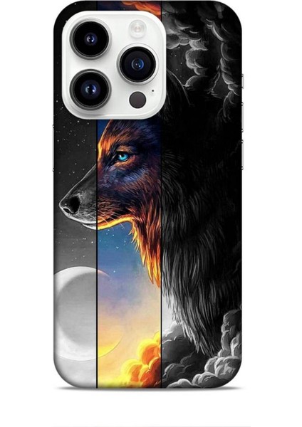 Apple iPhone 14 Pro Kılıf Caliburn 15 Kurt Hilal Kalın Silikon
