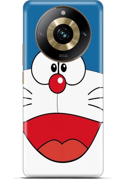 Realme 11 Pro Plus Kılıf Caliburn 22 Mavi Beyaz Kap