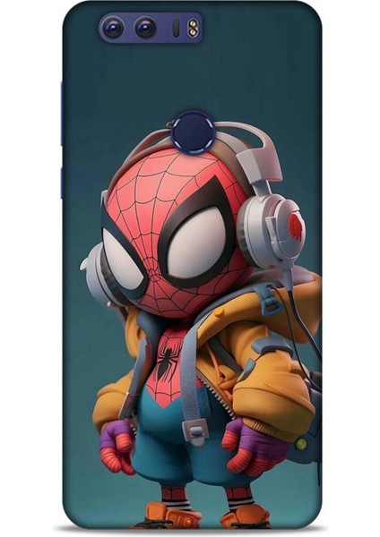 Honor 8A Kılıf Caliburn 25 Spiderman Bebek Soyulmayan Kılıf