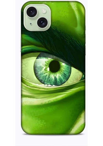 Apple iPhone 15 Plus Kılıf Caliburn 29 Hulk Göz Makro Leke Tutmaz Kapak