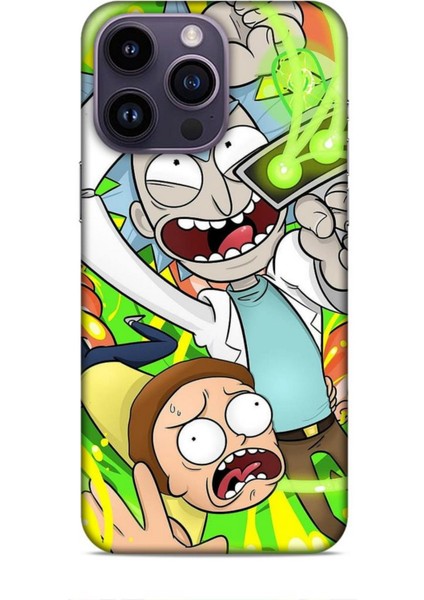 Apple iPhone 14 Pro Max Kılıf Caliburn 7 Rick And Morty Desenli Kılıf