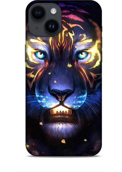 Apple iPhone 14 Kılıf Caliburn 12 Aslan Colorful Tasarım Kılıf