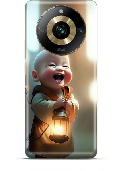 Realme 11 Pro Plus Kılıf Caliburn 27 Asya Bebek Lazer Kesim Silikon