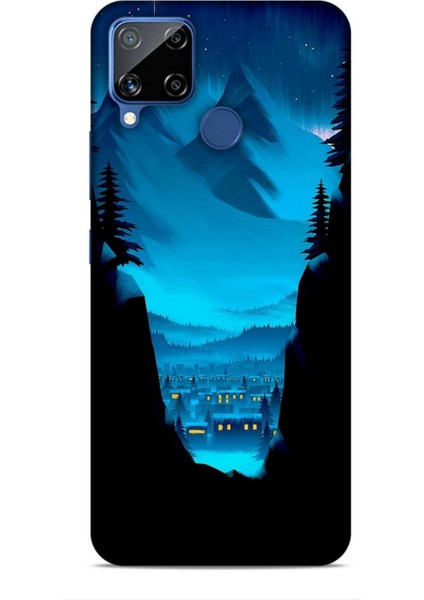 Realme C15 Kılıf Caliburn 14 Norveç Manzara Cover Kılıf