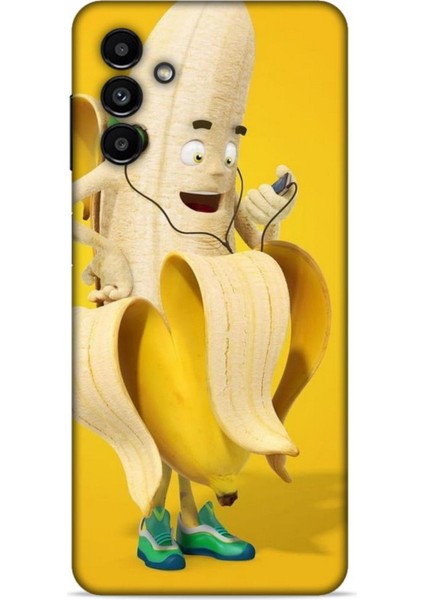 Samsung Galaxy A13 5g Kılıf Caliburn 21 Muz Sarı Darbe Önleyici Kapak