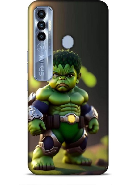 Tecno Spark 7 Pro Kılıf Caliburn 24 Hulk Bebek Darbe Emici Kılıf