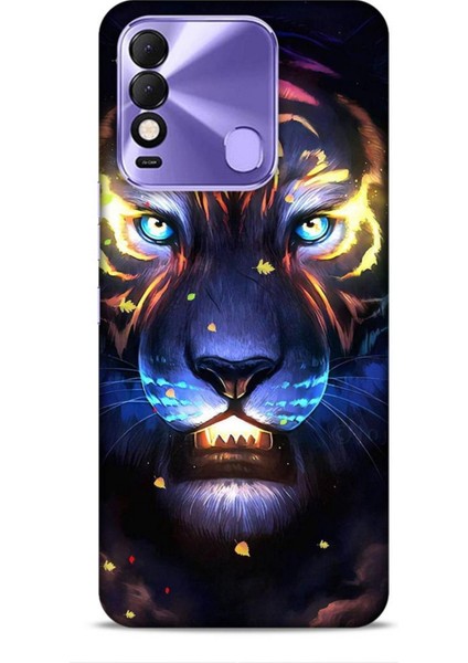 Tecno Spark 8c Kılıf Caliburn 12 Aslan Colorful Tasarım Kılıf