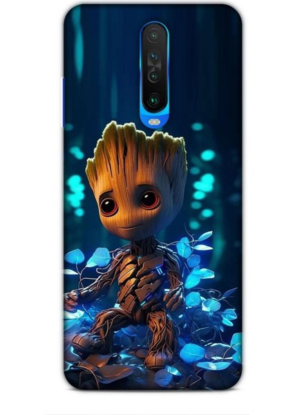 Xiaomi Poco X2 Kılıf Caliburn 26 Bebek Groot Soft Kapak